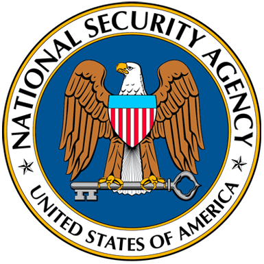 A logo of a security agency specializing in espionage.