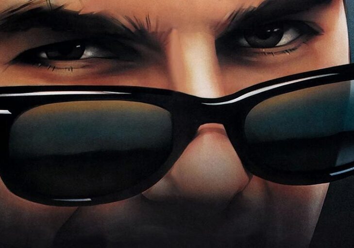 Close up image of a person with sunglasses